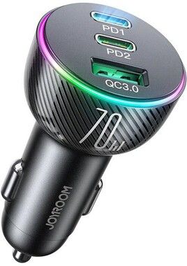 Joyroom CL26 3-port Car Charger 70W