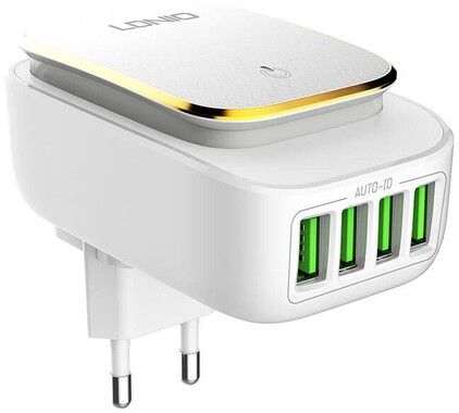LDNIO Wall Charger with Night Light Function A4405 + USB-C Cable
