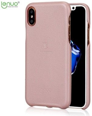Lenuo Music Leather Case (iPhone X) - brun