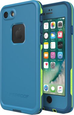 LifeProof Fre Case (iPhone 8) - blå/lime