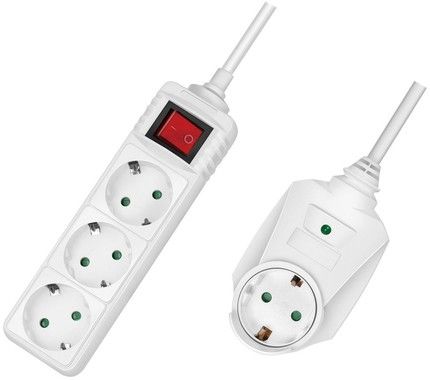 LogiLink Power Strip with Switch 4-way