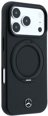 Mercedes Leather Ring Stand MagSafe Case (18 Pro Max/17 Pro Max)