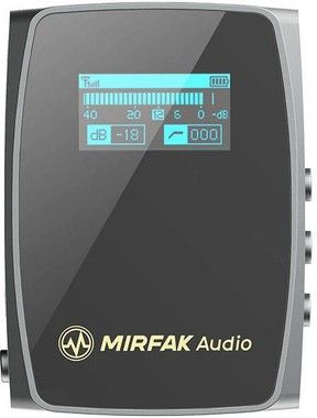 Mirfak Audio Dual Channel Compact Wireless Microphone WE10 Pro