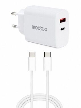 Moobio Laddare 35W med USB-C-kabel