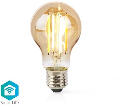 Nedis SmartLife Wi-Fi Smart LED Vintage Bulb E27 A60 7W