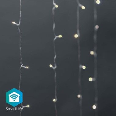 Nedis SmartLife Wifi Warm & Cold White Curtain Lights