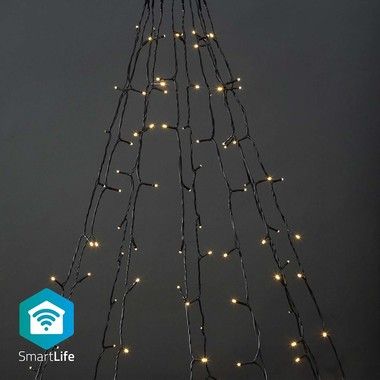 Nedis SmartLife Wifi Warm White Tree Lights 10 x 2m