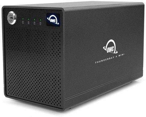 OWC Thunderbay 4 mini with Thunderbolt 3