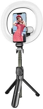 Puluz Selfie Stick/Tripod with Double LED