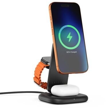 Satechi 3-in-1 Foldable Qi2 Wireless Charging Stand