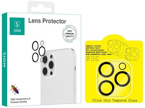 SiGN Lens Protector Tempered Glass (iPhone 14 Pro/Pro Max)