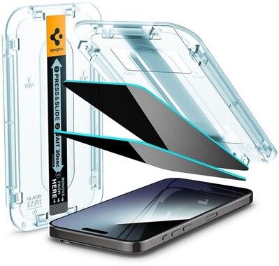 Spigen Glass.tR EZ Fit Privacy (iPhone 15 Pro Max)