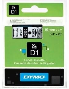 Tape Dymo D1 19mm x 7m