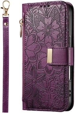 Trolsk Blommigt Pl�nboksfodral (iPhone 15 Pro)