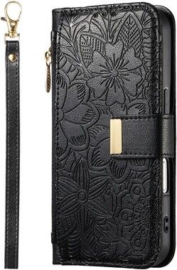 Trolsk Blommigt Pl�nboksfodral (iPhone 17 Pro)