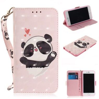 Trolsk Cute Panda Wallet (iPhone SE2/8/7)