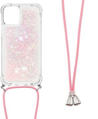 Trolsk Glitter Case with Necklace (iPhone 13)