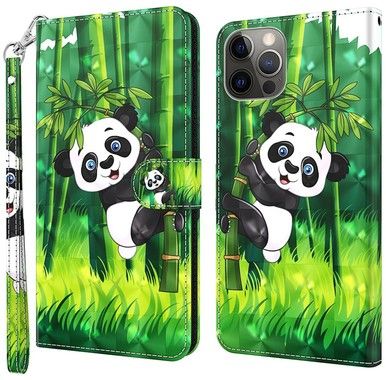Trolsk Green Panda Wallet (iPhone 14)