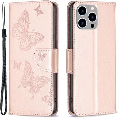 Trolsk Imprint Butterflies Wallet (iPhone 15 Pro)