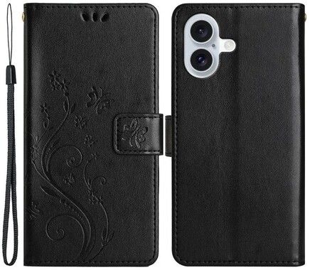 Trolsk Imprint Flower Wallet (iPhone 16)