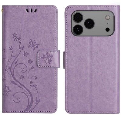 Trolsk Imprint Flower Wallet (iPhone 17 Pro Max)