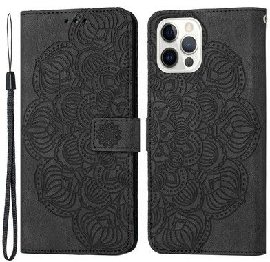 Trolsk Imprint Mandala Flower Wallet (iPhone 14 Pro Max)