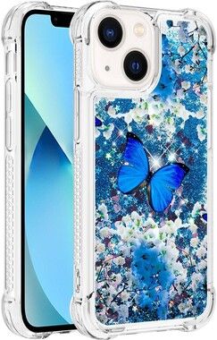 Trolsk Liquid Glitter Case - Butterfly (iPhone 15)