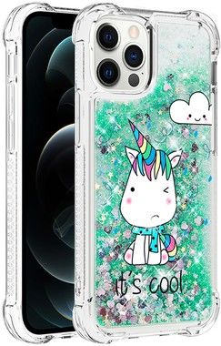 Trolsk Liquid Glitter Case - It's Cool (iPhone 12/12 Pro)