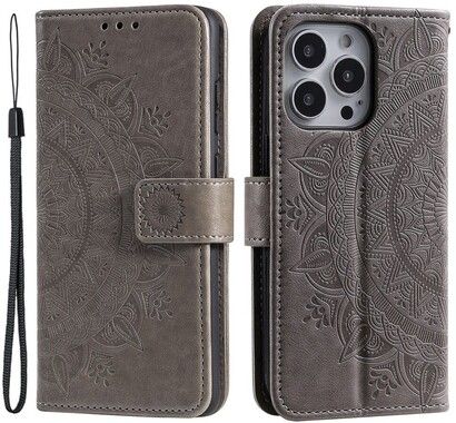Trolsk Mandala Wallet with Strap (iPhone 16 Pro)