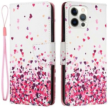 Trolsk Pink Hearts Wallet (iPhone 14 Pro)