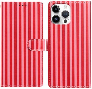Trolsk Randigt Pl�nboksfodral (iPhone 16 Pro)