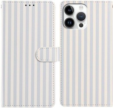 Trolsk Randigt Pl�nboksfodral (iPhone 16 Pro)