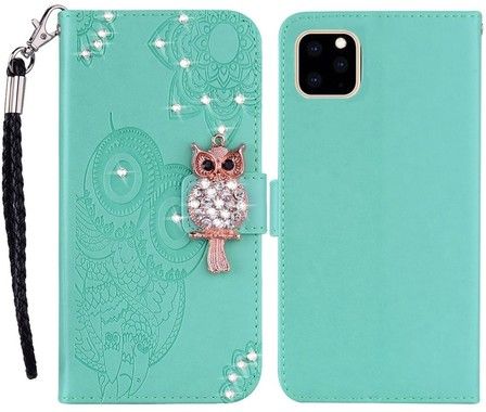 Trolsk Rhinestone Owl Wallet (iPhone 14)