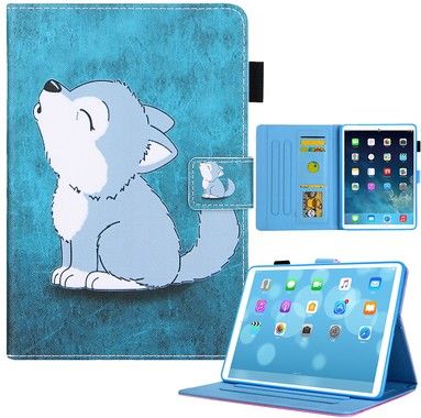 Trolsk Wallet Folio - Cute Wolf (iPad mini 6)
