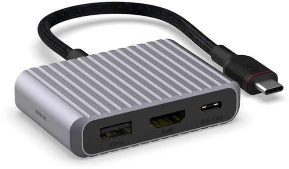 Unisynk 3-portars USB-C Hubb V2