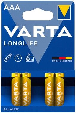 Varta Longlife AAA/LR03 Batteri 