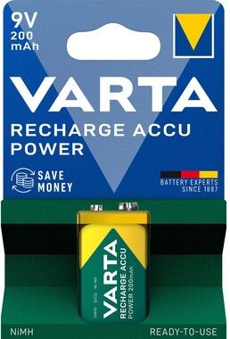 Varta Recharge Accu Power 9V 200 mAh