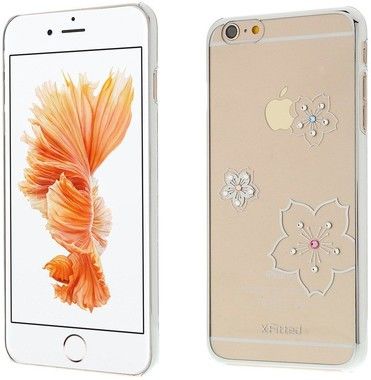 X-Fitted Swarovski Blossom (iPhone 6(S) Plus) - Guld