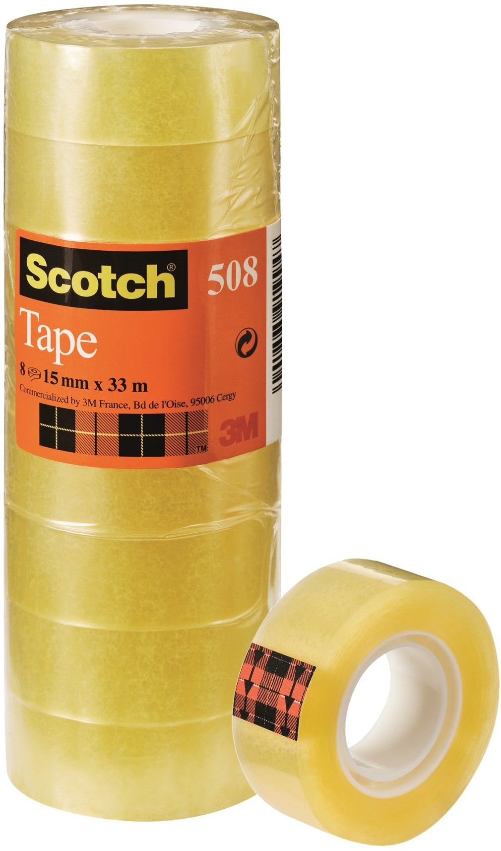 3M Scotch 508 Tape 10-pack - 15 m x 66 m