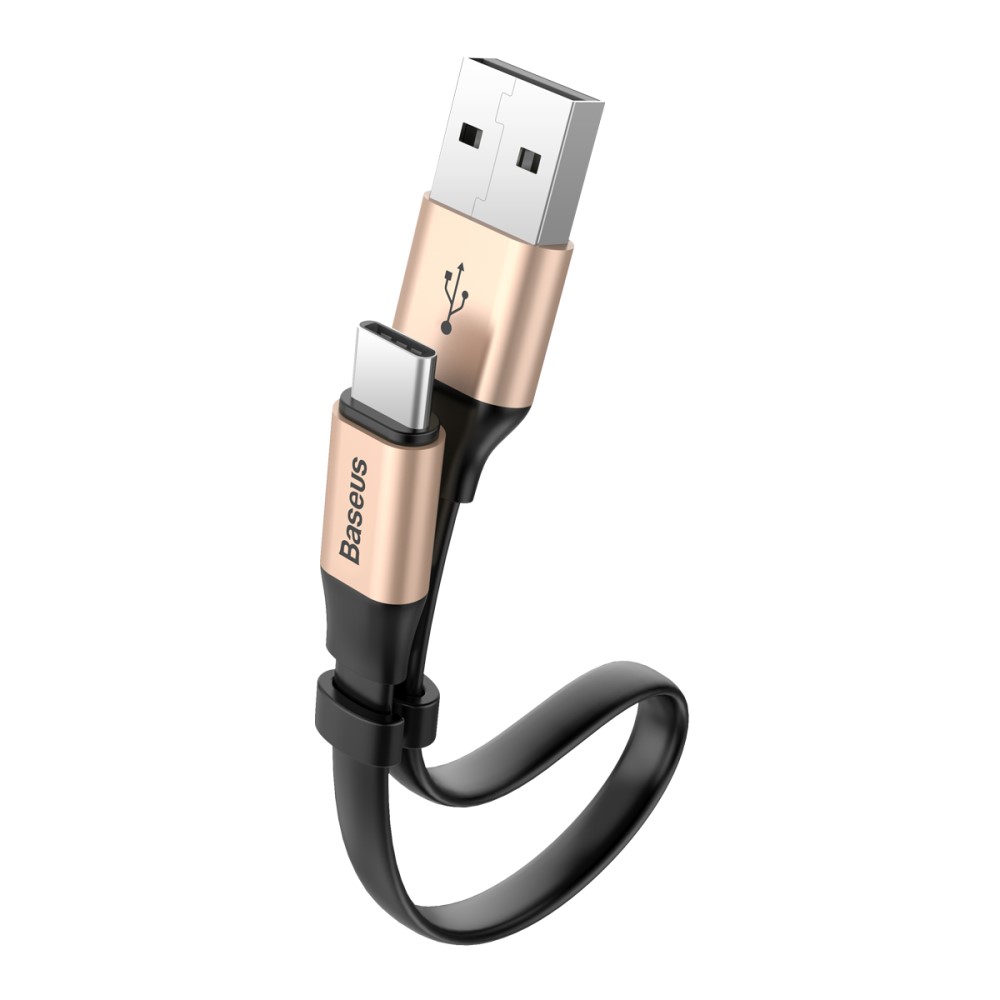 Baseus Portable USB-C Cable - 23 cm - Svart