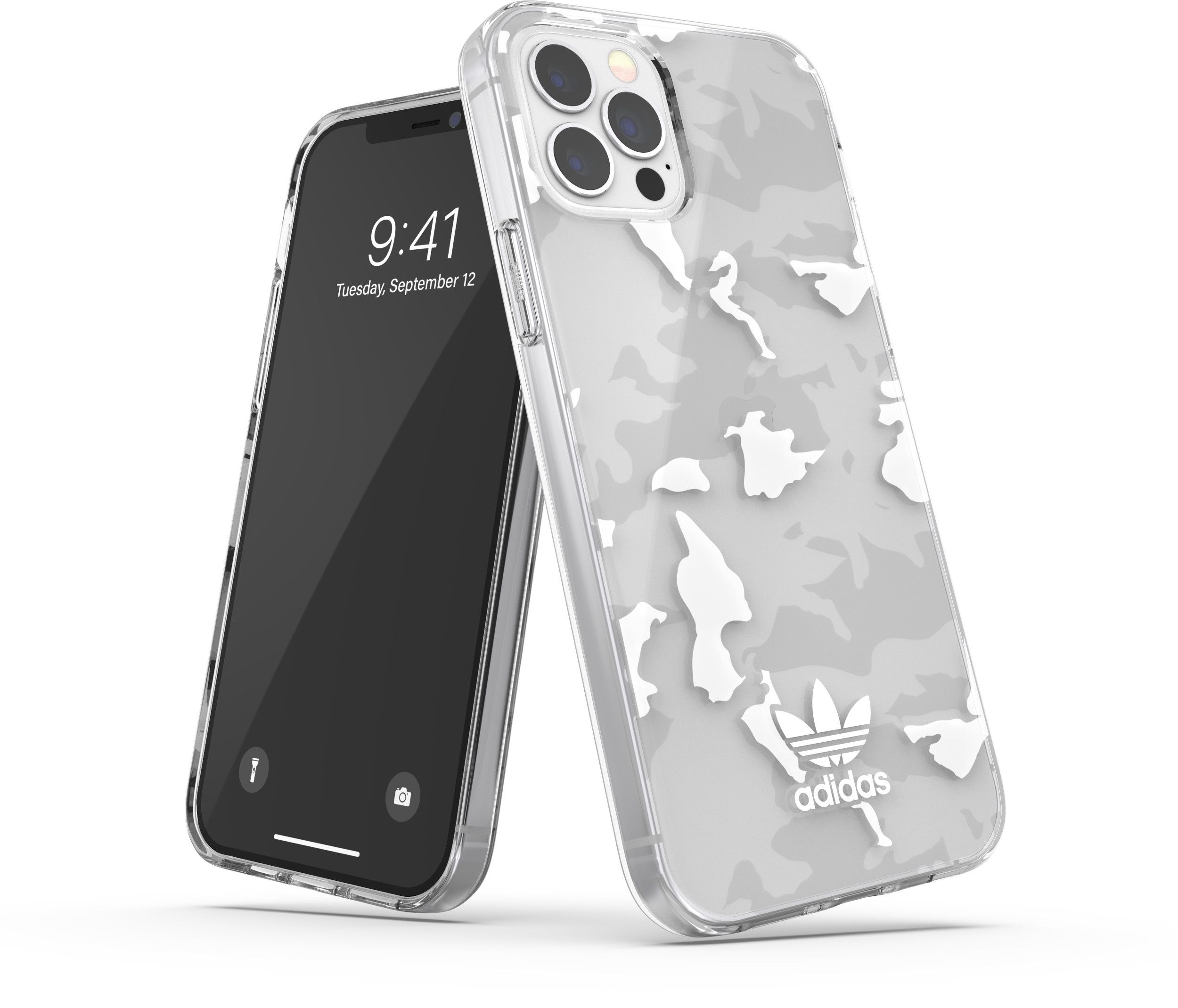 Adidas OR Snap Case White Camo (iPhone 12/12 Pro)