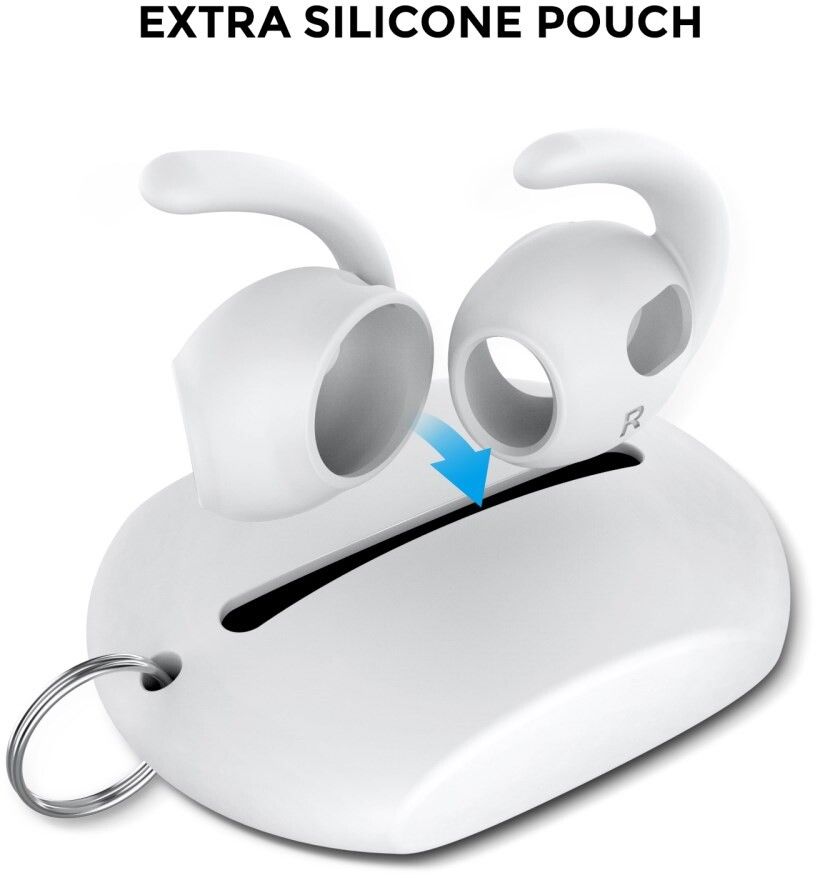 AhaStyle PT60 3 Pairs Earhooks (AirPods 3) - Vit | AirPods - AirPods 3 - Öronkrokar | AlltMobil