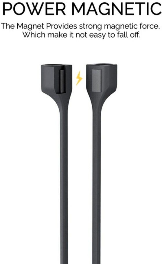 Ahastyle PT74 Magnetic Neck Strap (AirPods) - Vit | AirPods - AirPods Pro 2 - Halsremmar | AlltMobil