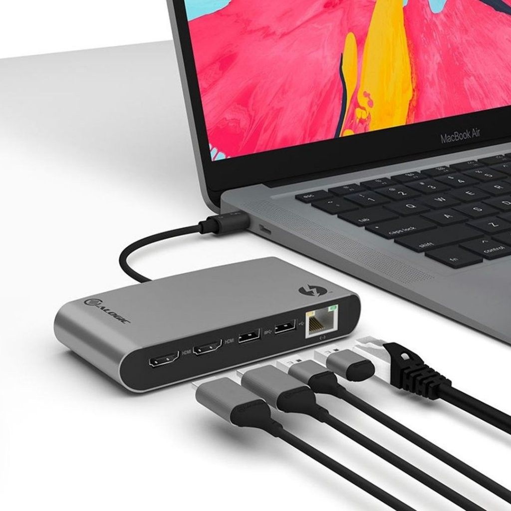 Alogic ThunderBolt 3 Dual HDMI Portable Docking Station with 4K