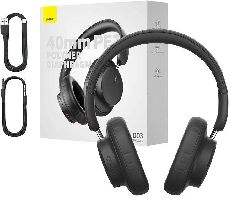 Baseus Bowie D03 Wireless Headphones - Vit