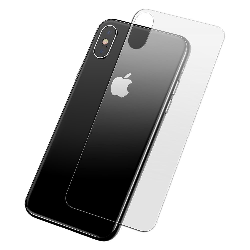 Baseus Clear Back Glass Film (iPhone Xs Max) skärmskydd baksida härdat glas Baseus Clear Back Glass Film (iPhone Xs Max) skärmskydd baksida härdat glas