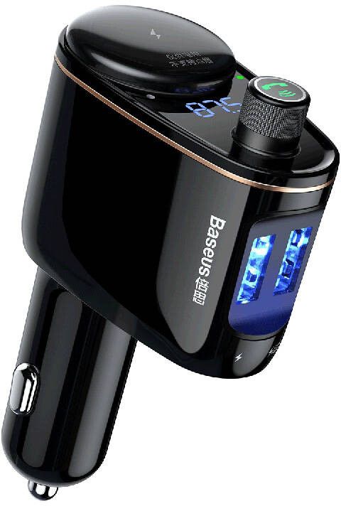 Baseus S-06 Bluetooth FM-Sändare | iPhone - Generella tillbehör - Biltillbehör - FM-sändare | AlltMobil