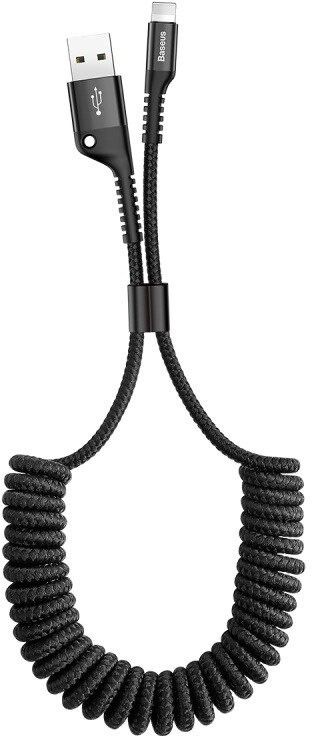 Baseus Spring Cable USB-A to Lightning | Tillbehör - Kablar - USB-A till Lightning-kablar | AlltMobil