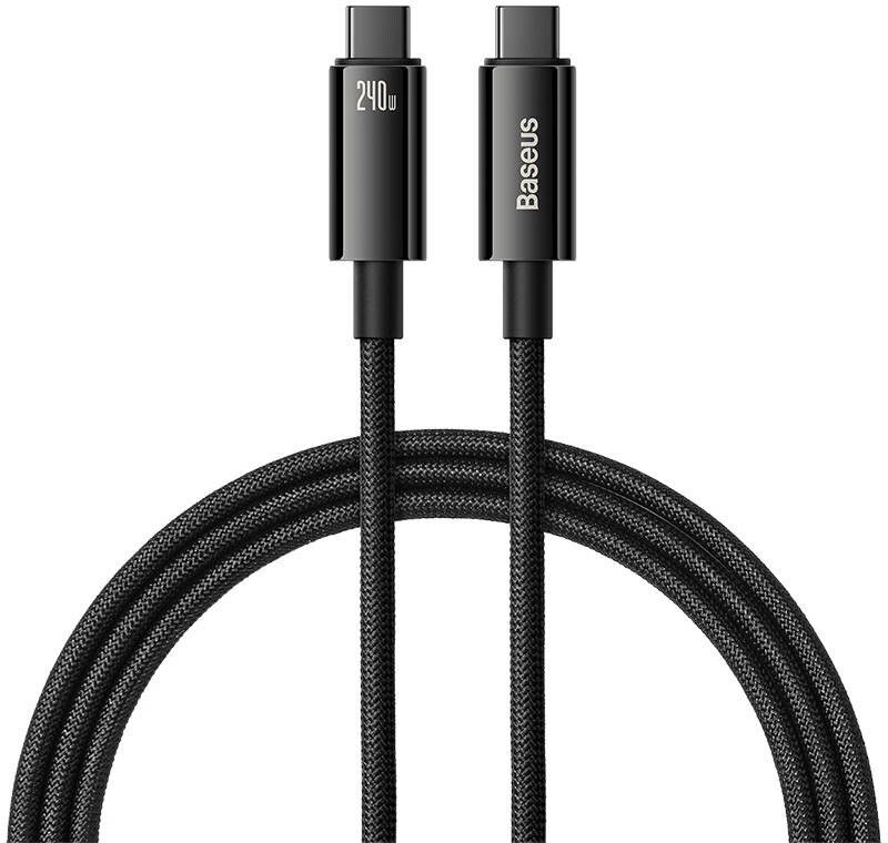 Baseus Tungsten Gold USB-C to USB-C Cable - 3 meter | Tillbehör - Kablar - USB-C till USB-C-kablar | AlltMobil