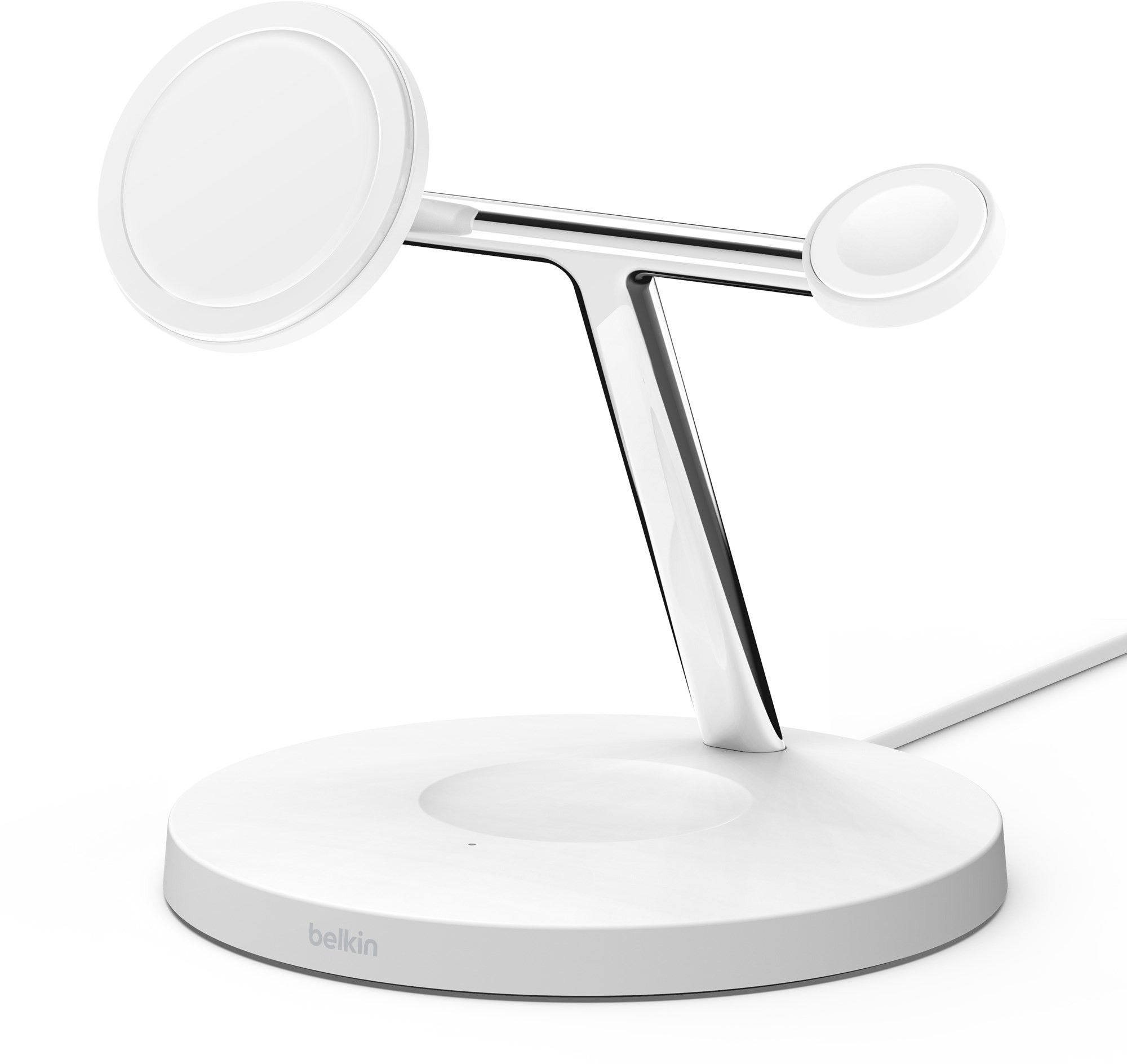 Belkin BoostCharge Pro 3-in-1 Wireless Charger with MagSafe 15W - Vit